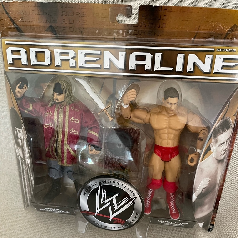 2006 Jakks WWE ADRENALINE Series 20 PAUL BURCHILL & WILLIAM REGAL Action Figure
